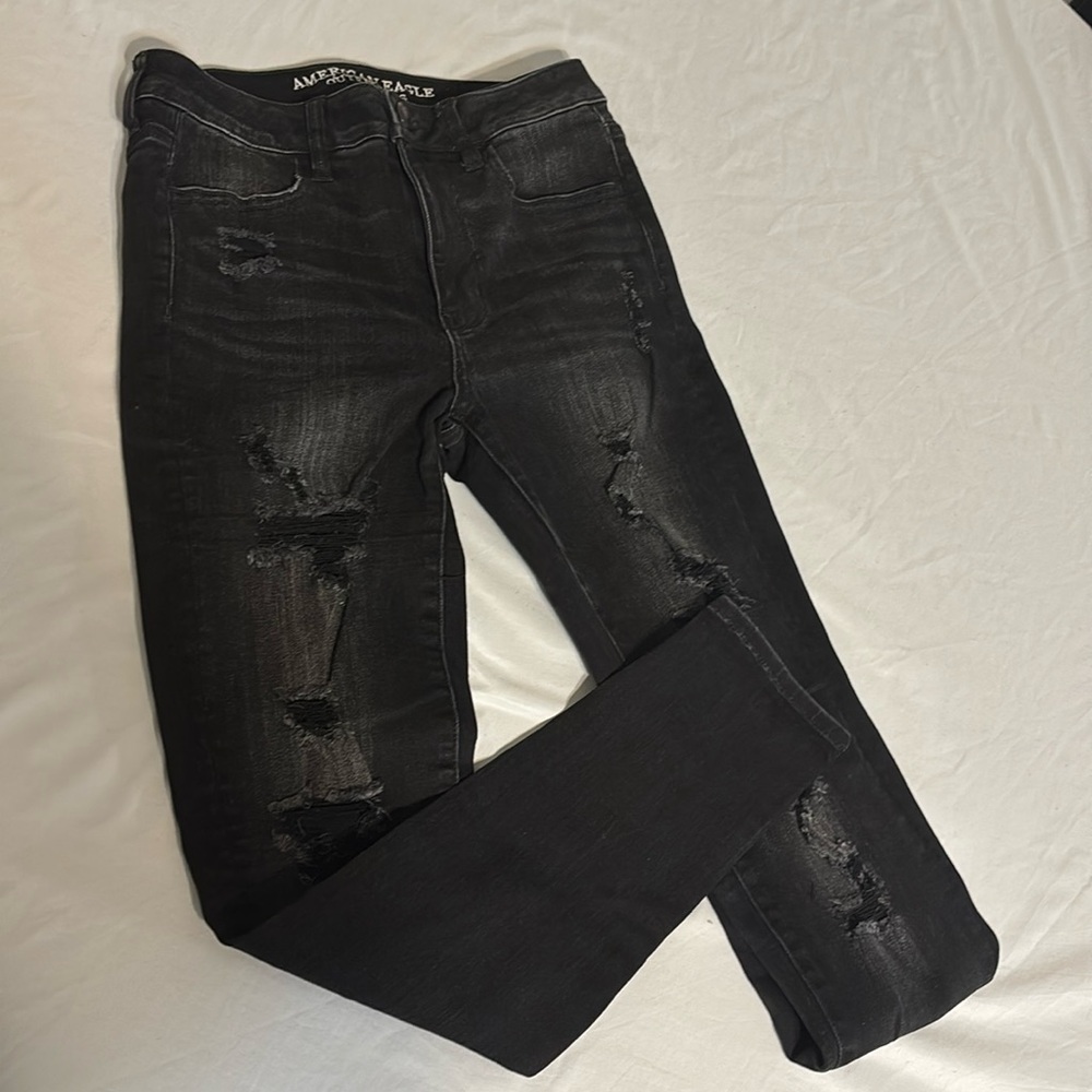 American Eagle super super stretch hi-rise jeggings